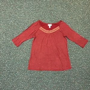 LOFT Picnic Polka Dot Women’s Shirt